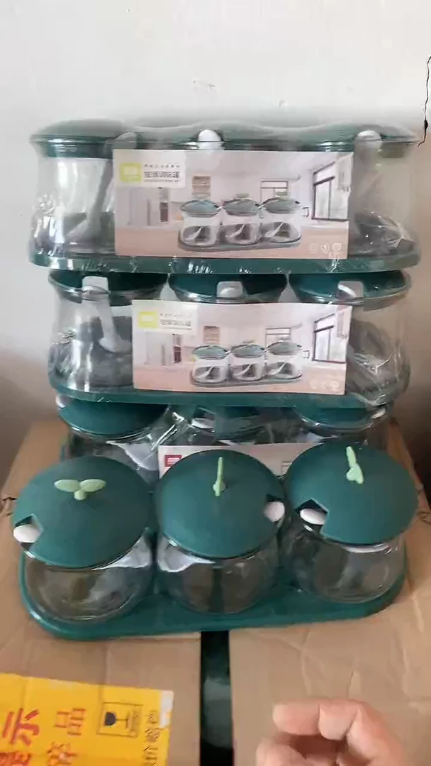 塑料A083鹊牌调料罐发1套