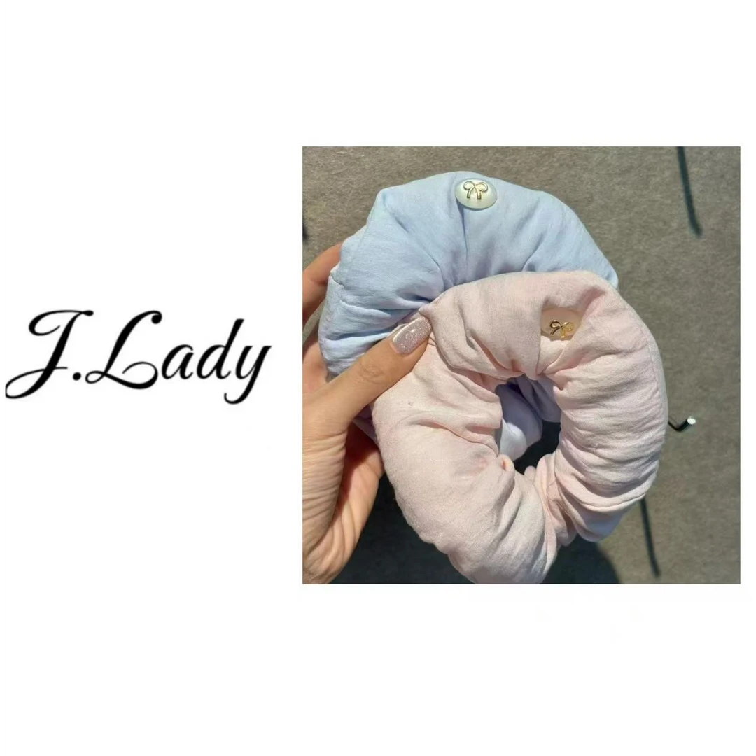 朋克风女甜美风原创设计发圈发绳缎面皮筋气质（到手两个）