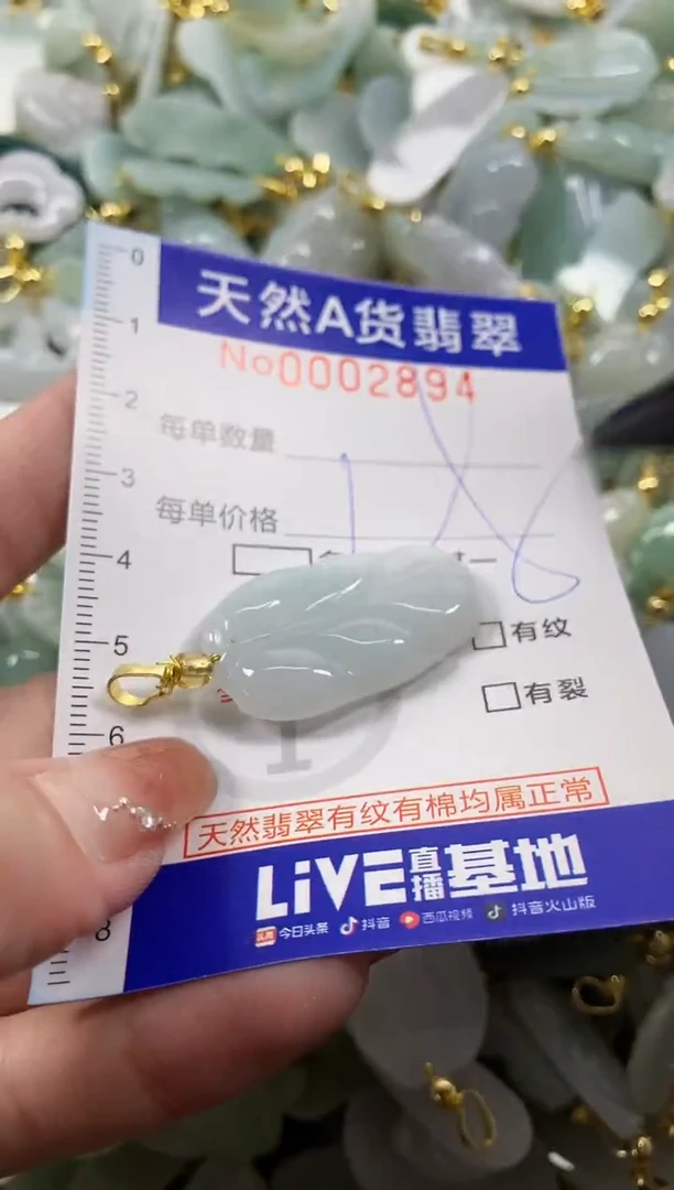 颈饰未镶嵌翡翠天然A货翡翠