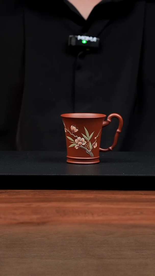 紫砂茶宠梅竹双清（大红袍）