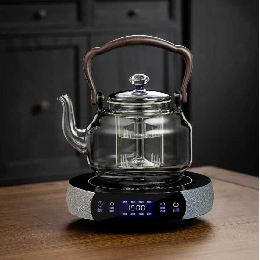 茶艺茗超薄电陶炉小型多功能茶炉煮茶器烧水台式保温家用围炉煮茶