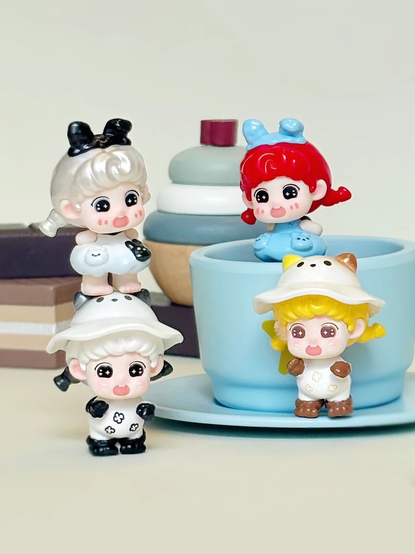 【拆盒】正版DUNDUN森林甜心系列萌粒盲盒女礼物摆件手办潮玩公仔