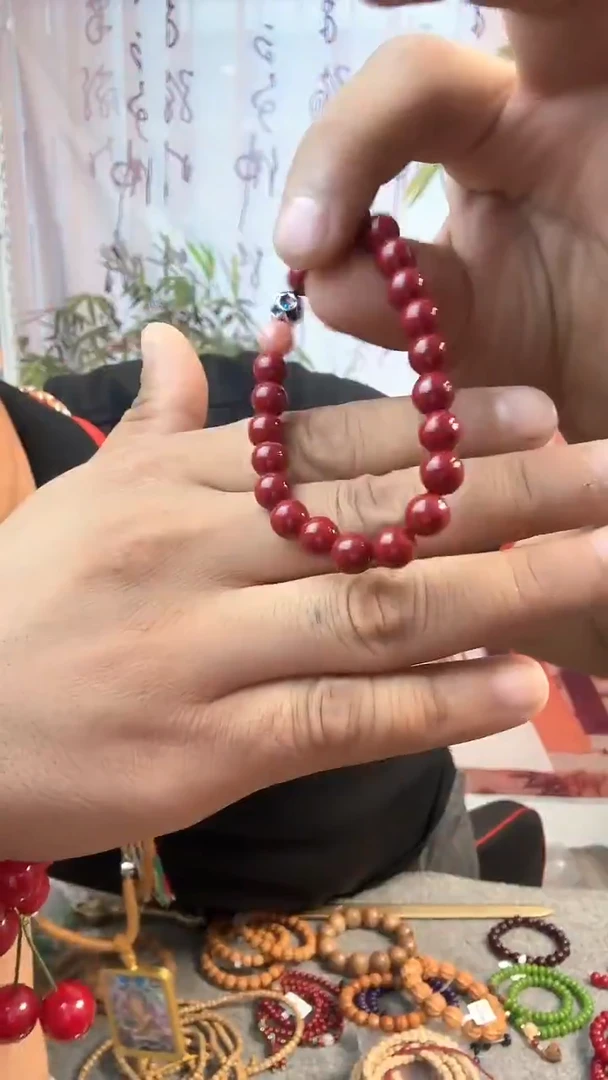 菩提手串/手链苹果红单圈