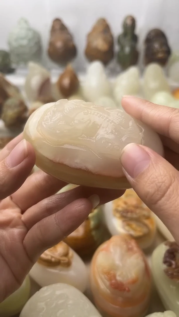 石材古青石棉纹正常不退换霸王貔貅