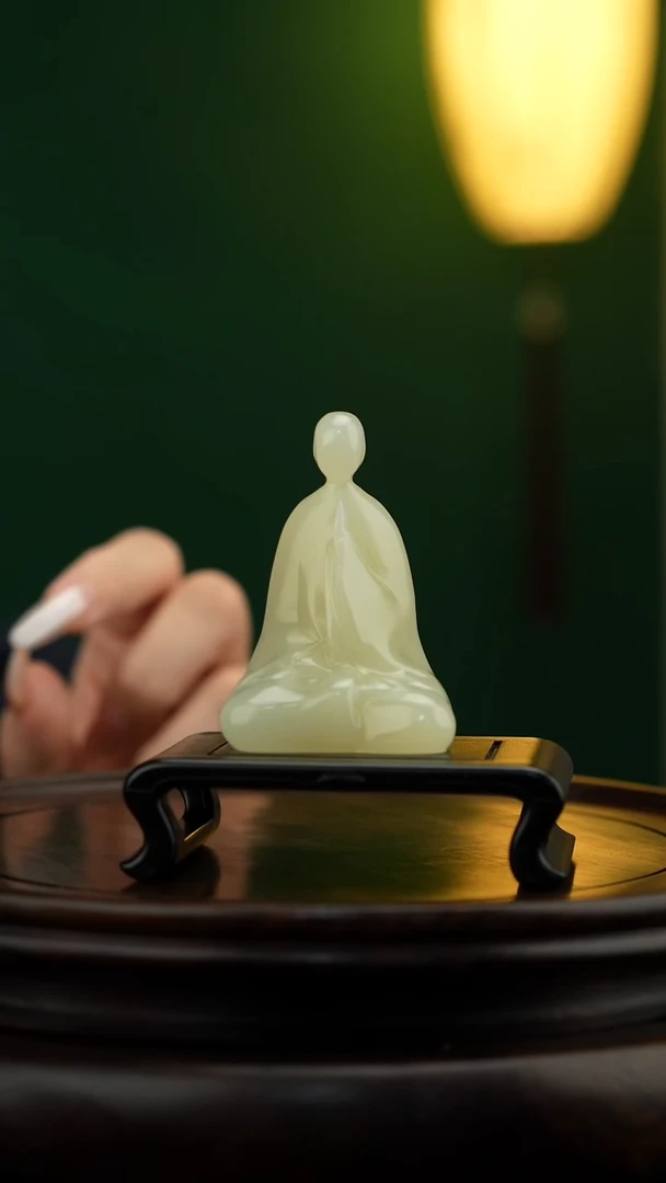 玉【无相佛】天然玉石摆件