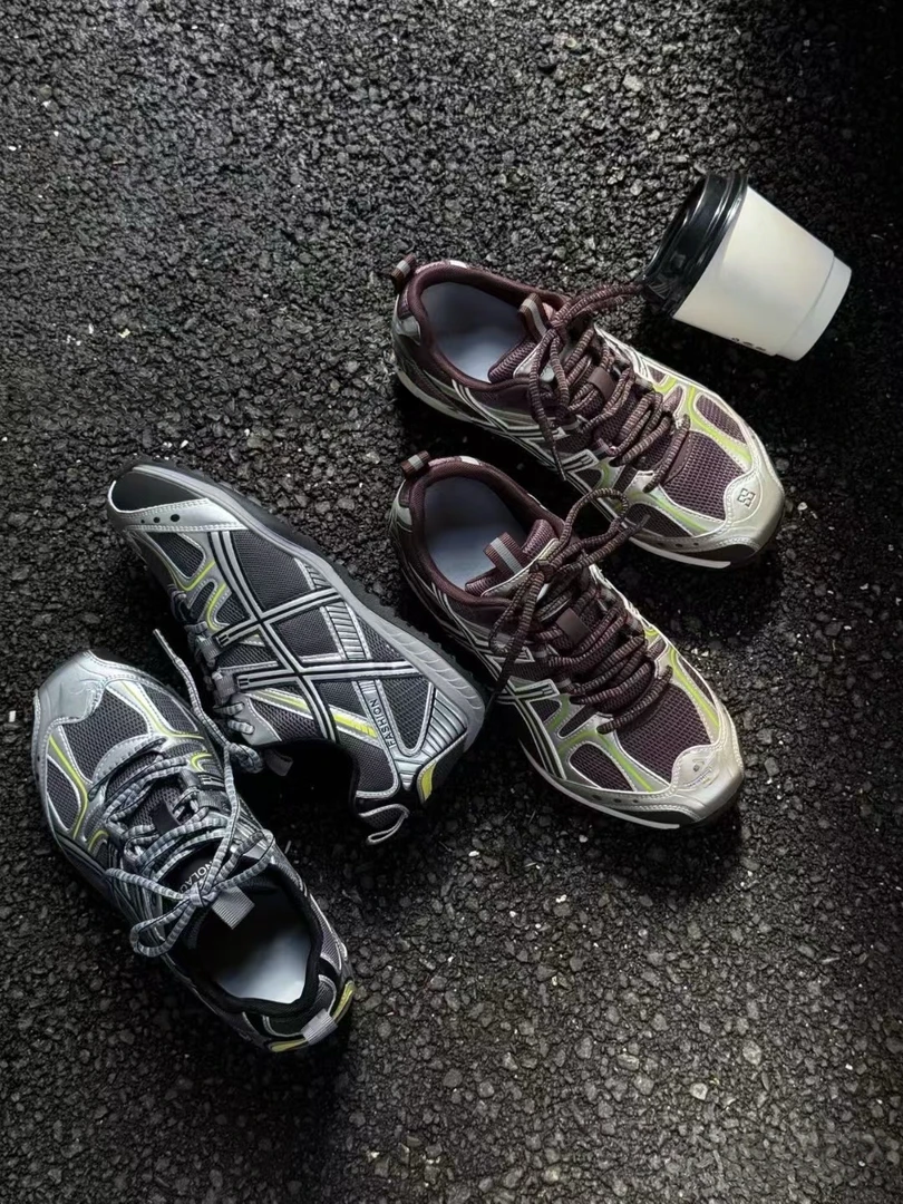 时尚美一步户外登山休闲鞋【增高3.0厘米】防滑透气阿甘德训女鞋301