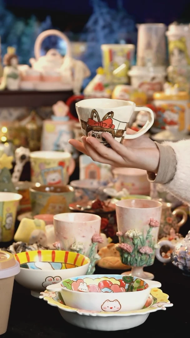 其他陶景德镇釉下彩手绘设计师款陶瓷