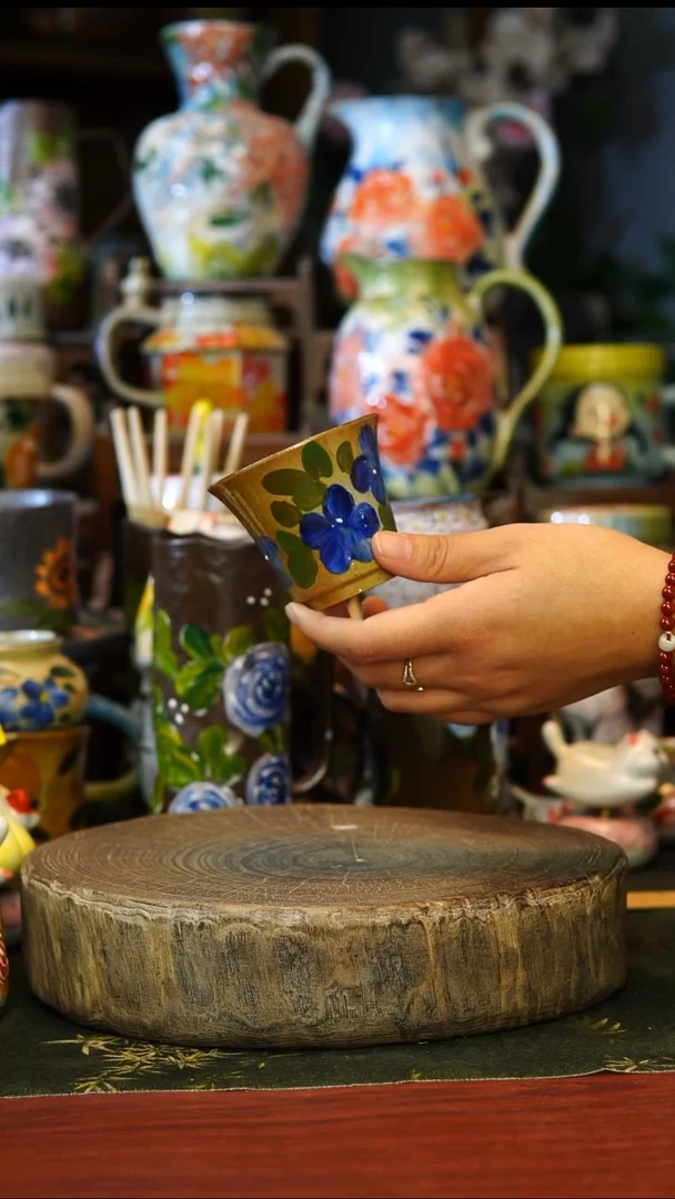陶瓷2景德镇手工手绘釉下彩