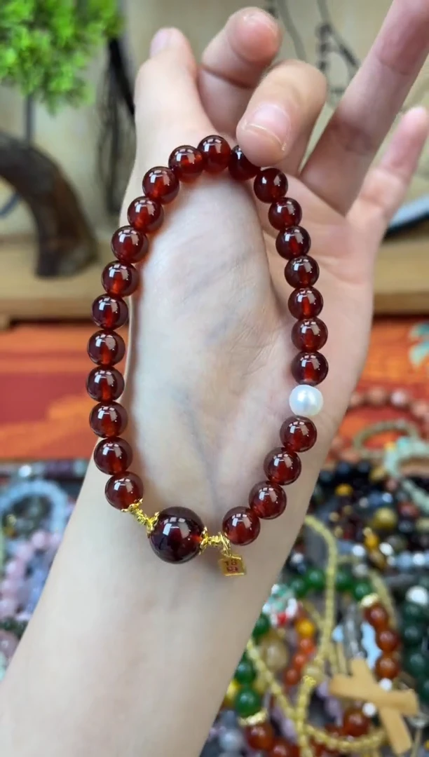 【闪购商品】石榴石（芬达石）手链未镶嵌314