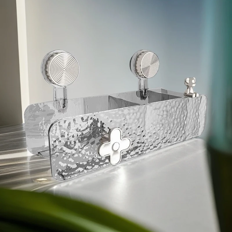 吸盘吹风机置物架适用支架多功能壁挂电吹风挂架卫生间浴室