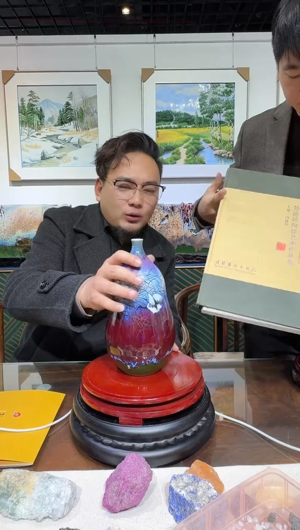 摆件陶郭晋陶瓷流水-65