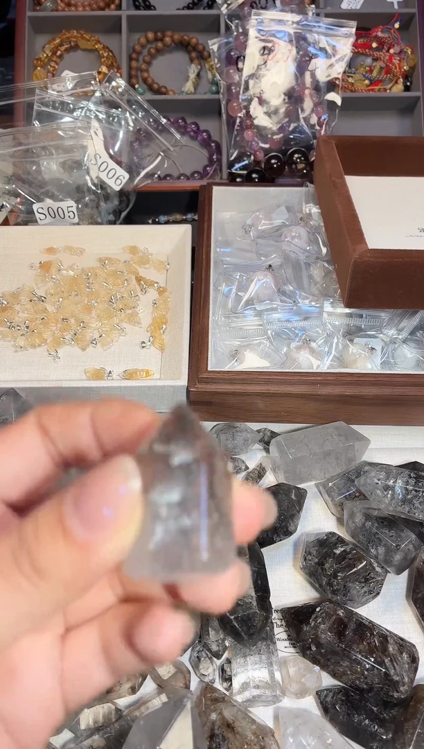 水晶珠宝半成品未镶嵌S007闪谢谢支持