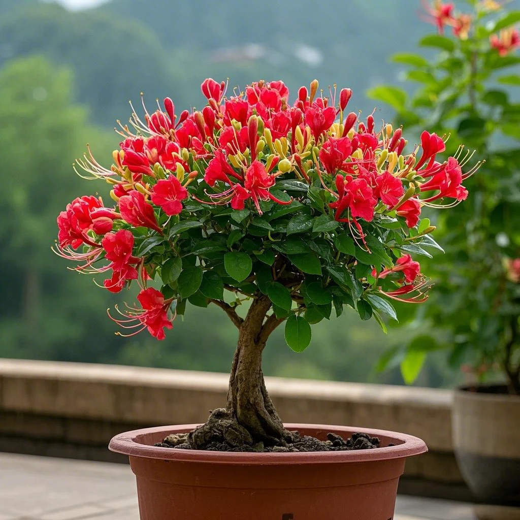 金银花原生树苗可食用植物浓香型花卉耐寒植物鸳鸯藤盆栽四季开花
