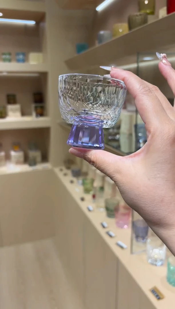 紫色闪烁茶杯 买一送一