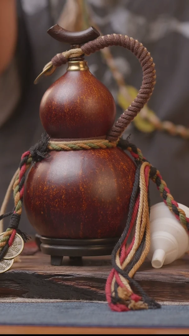 1577号精品大漆葫芦防腐防渗装水茶酒