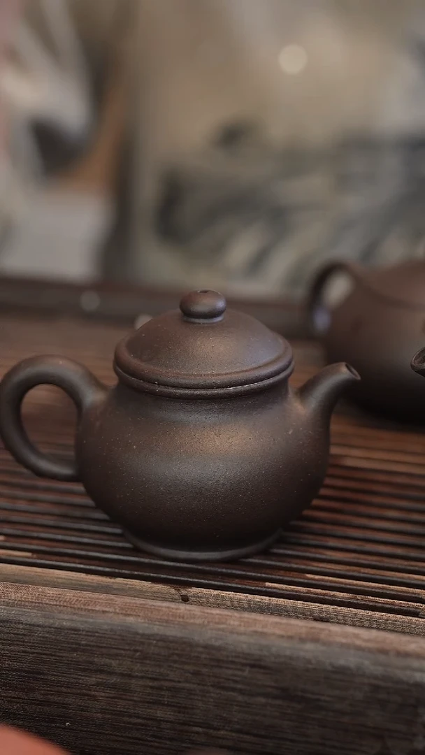 茶壶紫砂原矿手工制作130cc