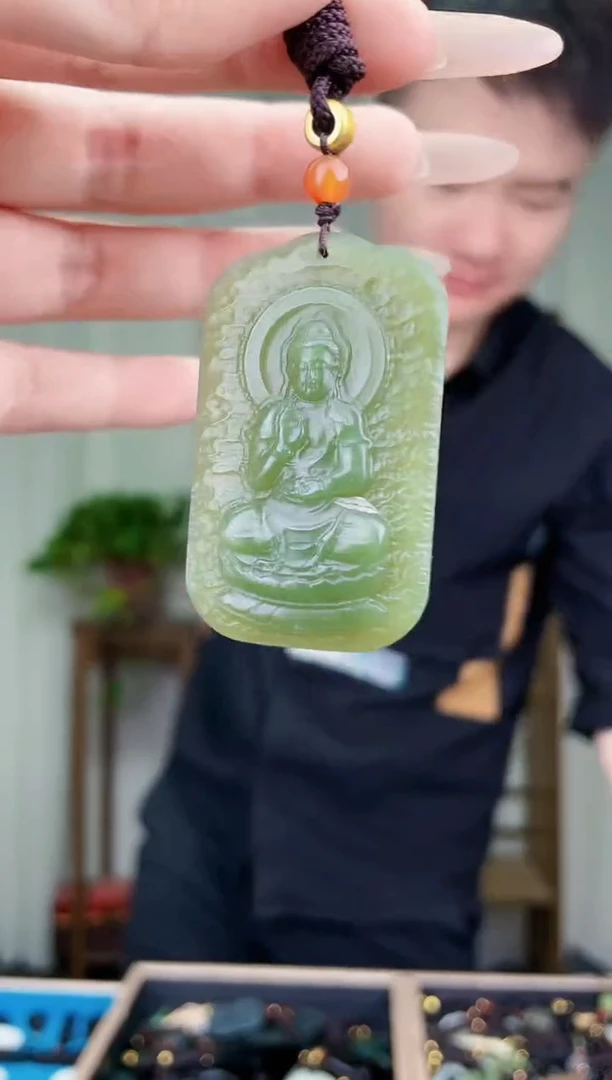 和田玉未镶嵌挂件拍一发一，多样性发货！