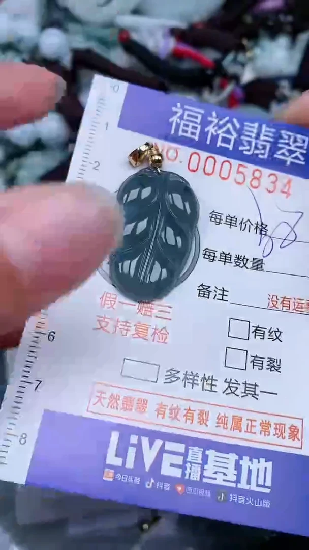 翡翠未镶嵌颈饰...0005834