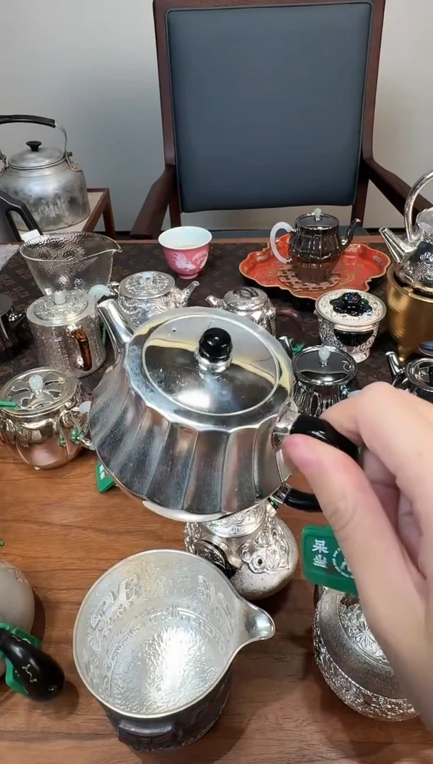 呆坐专场银壶础尊银壶