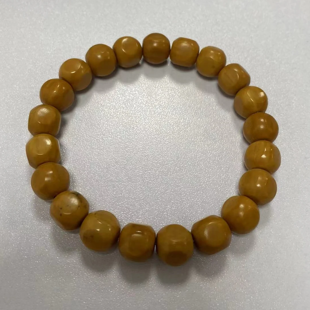 S2890 【六方】原生态干磨猴头雕刻六方单圈文玩手串（送工具）