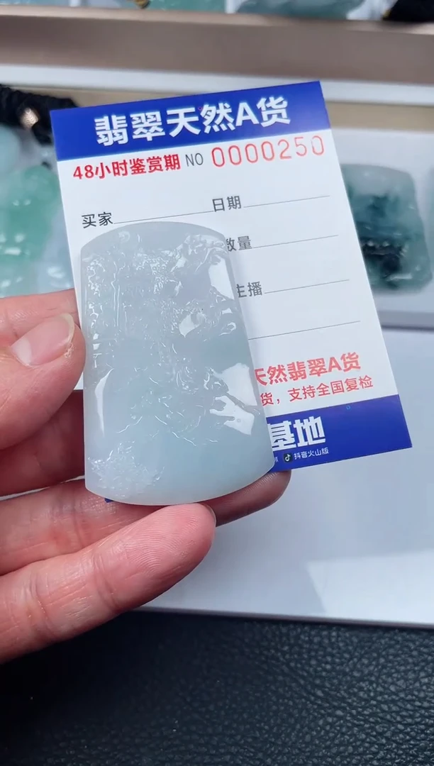 【闪购商品】翡翠颈饰未镶嵌山水