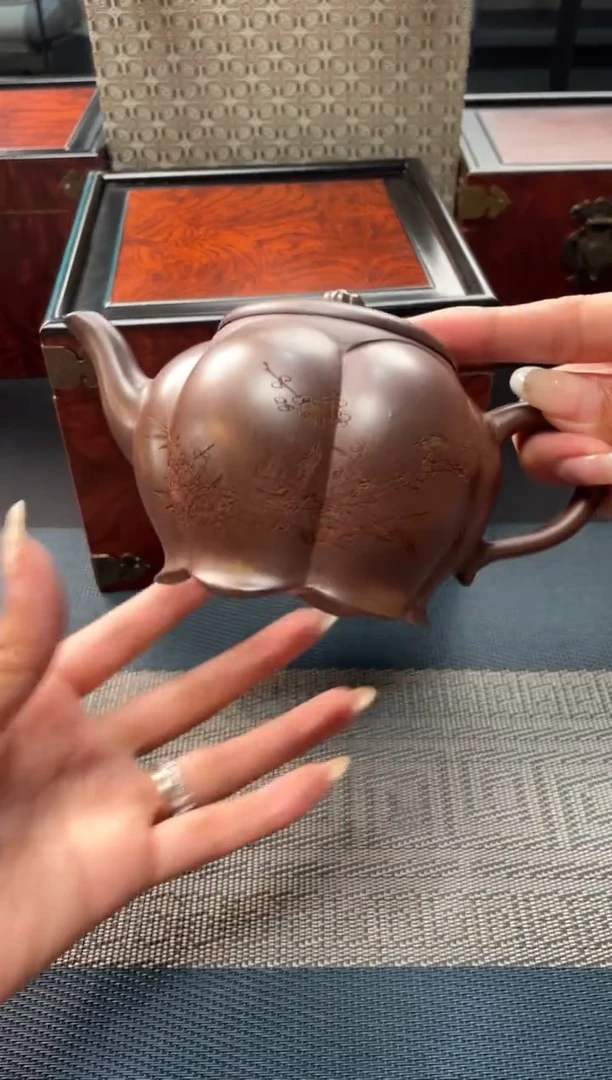 茶壶紫砂135  宜兴原矿紫砂