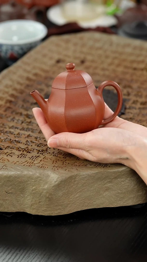 【闪购商品】紫砂茶壶x红降坡六方高梨