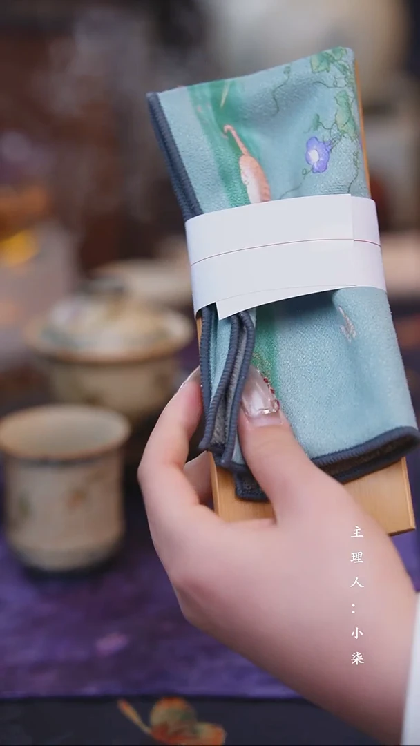 【闪购商品】【柒月】茶巾+茶则