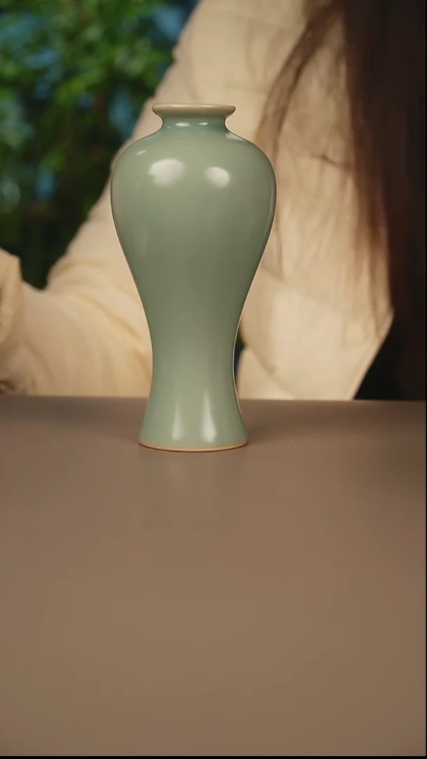 不开片梅瓶一级14.5