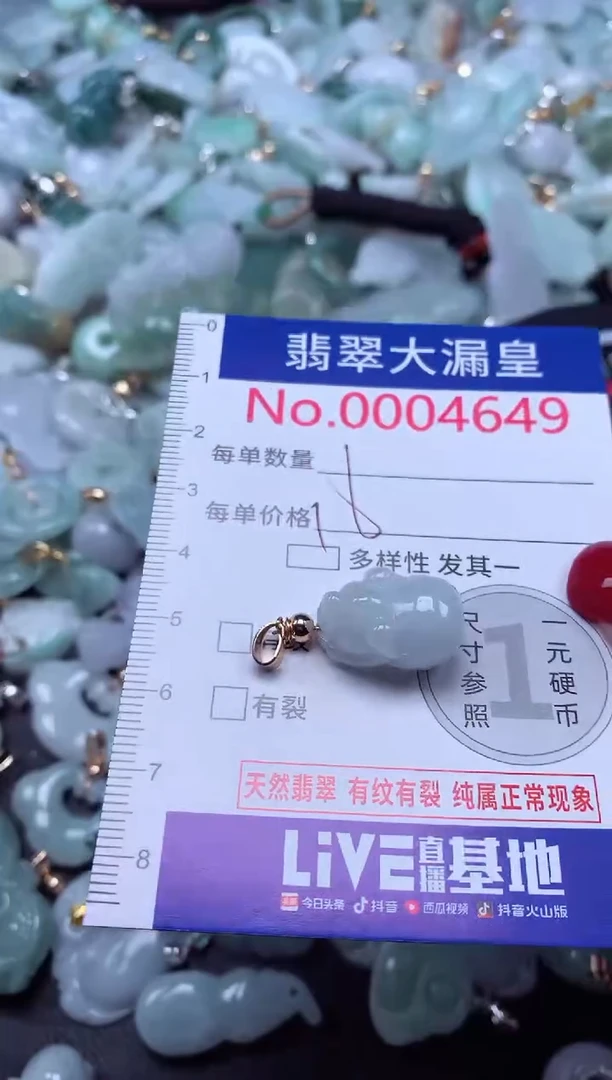 颈饰未镶嵌翡翠4649