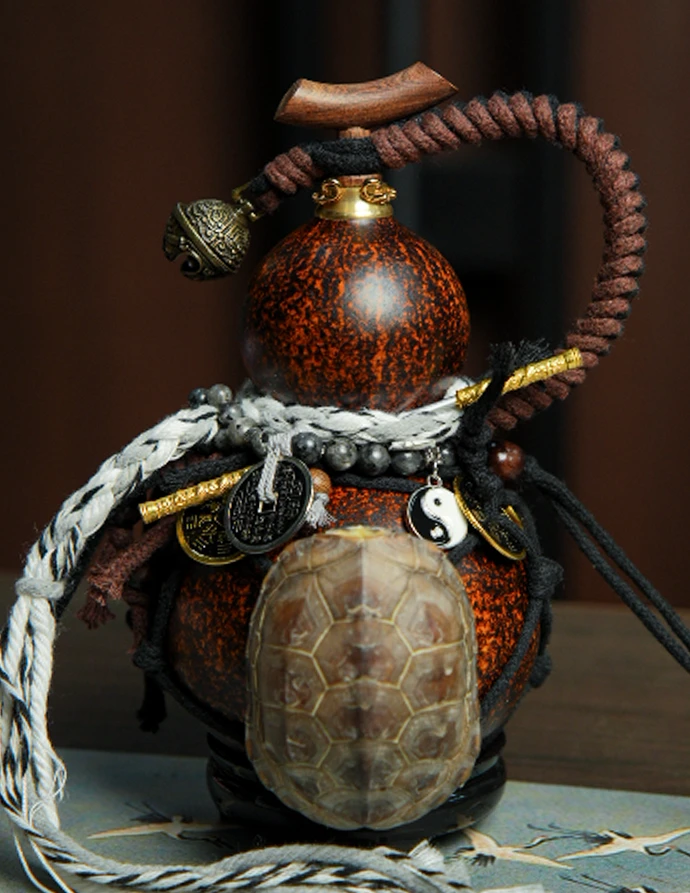 大漆酒葫芦悟空款500-600ml非遗漆器（形状不一介意慎拍）