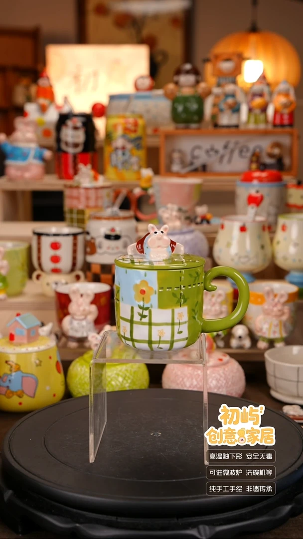 瓷初屿手工彩绘陶瓷餐具