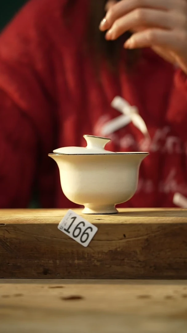 【闪购商品】瓷片福利！夏文荣设计师款/粉引 盖碗