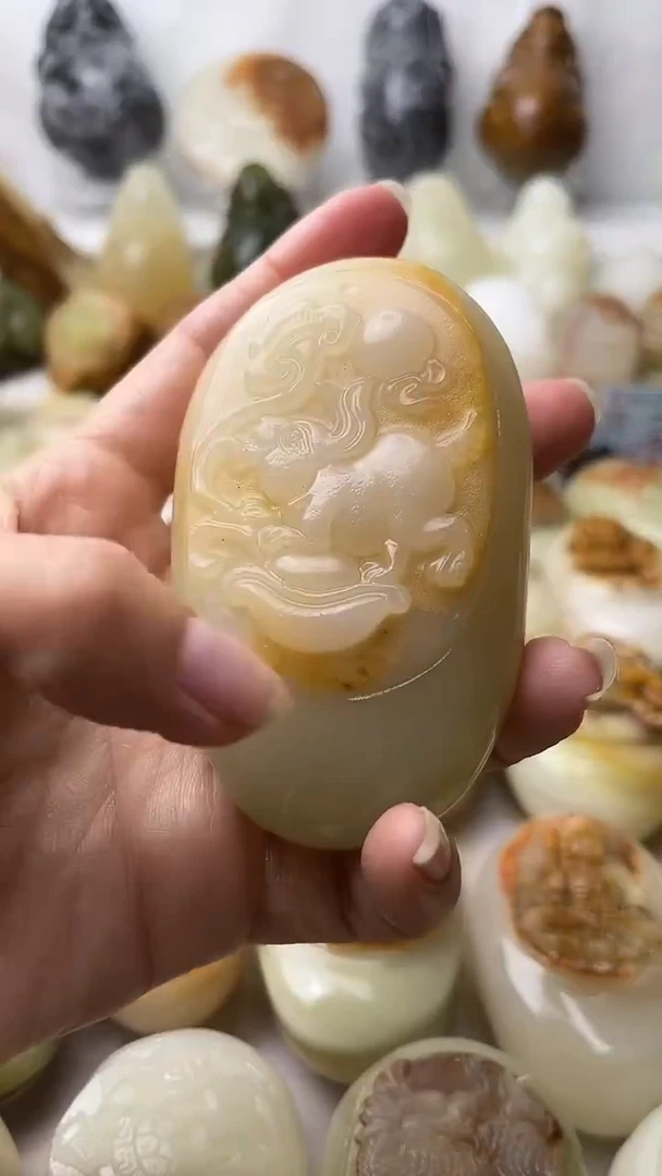 石材古青石棉纹正常不退换兔