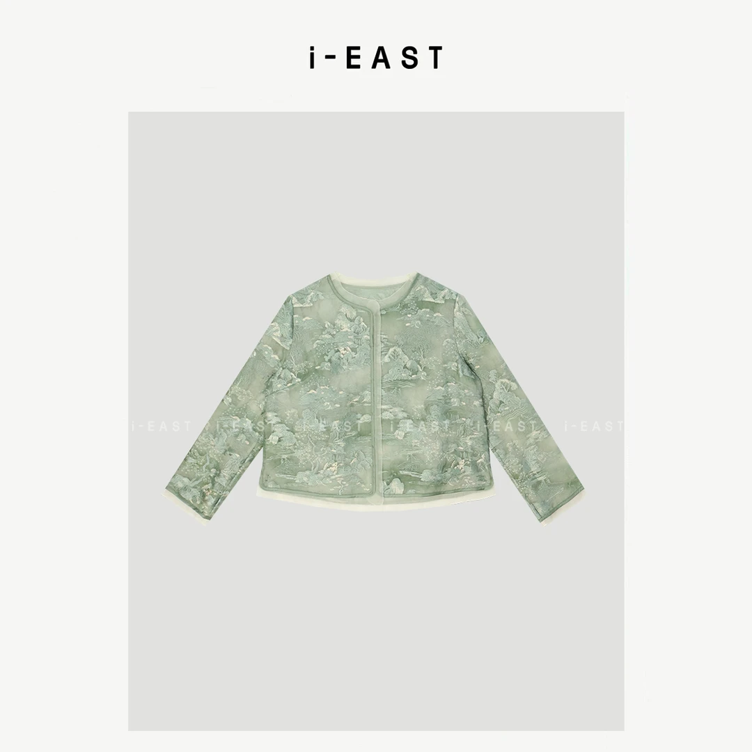 i-EAST 江山如画~新中式重工刺绣设计感开衫外套-5C WT10243
