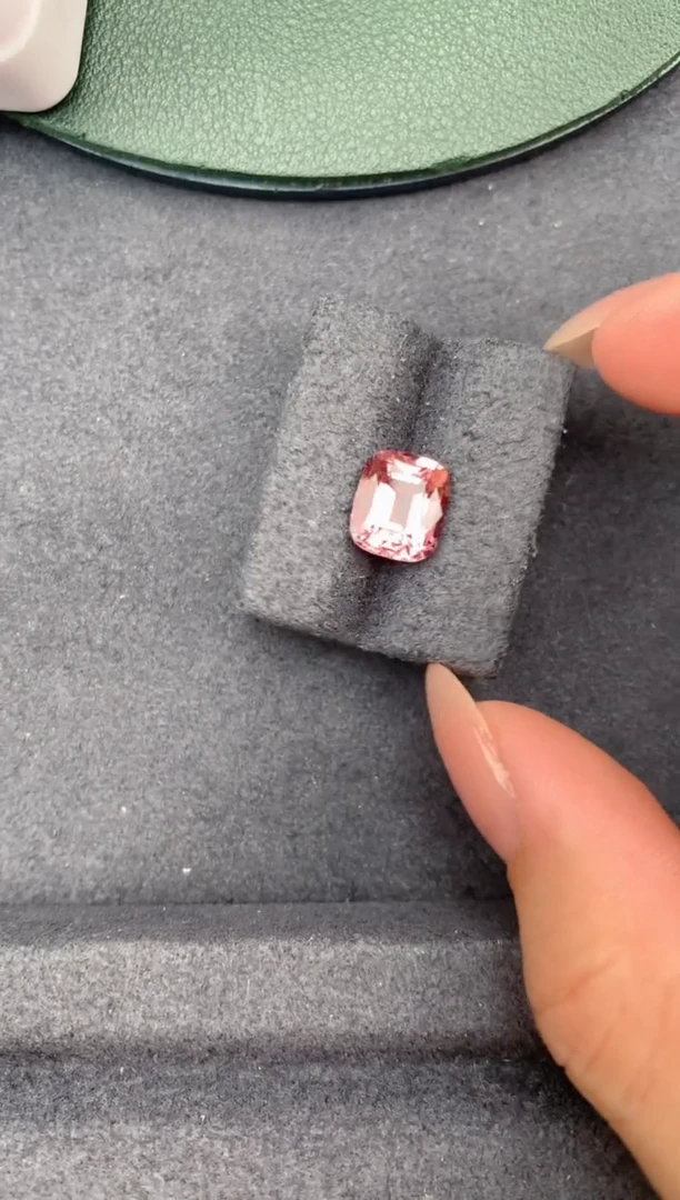 未镶嵌裸石碧玺2.9ct粉碧玺 定制 fc