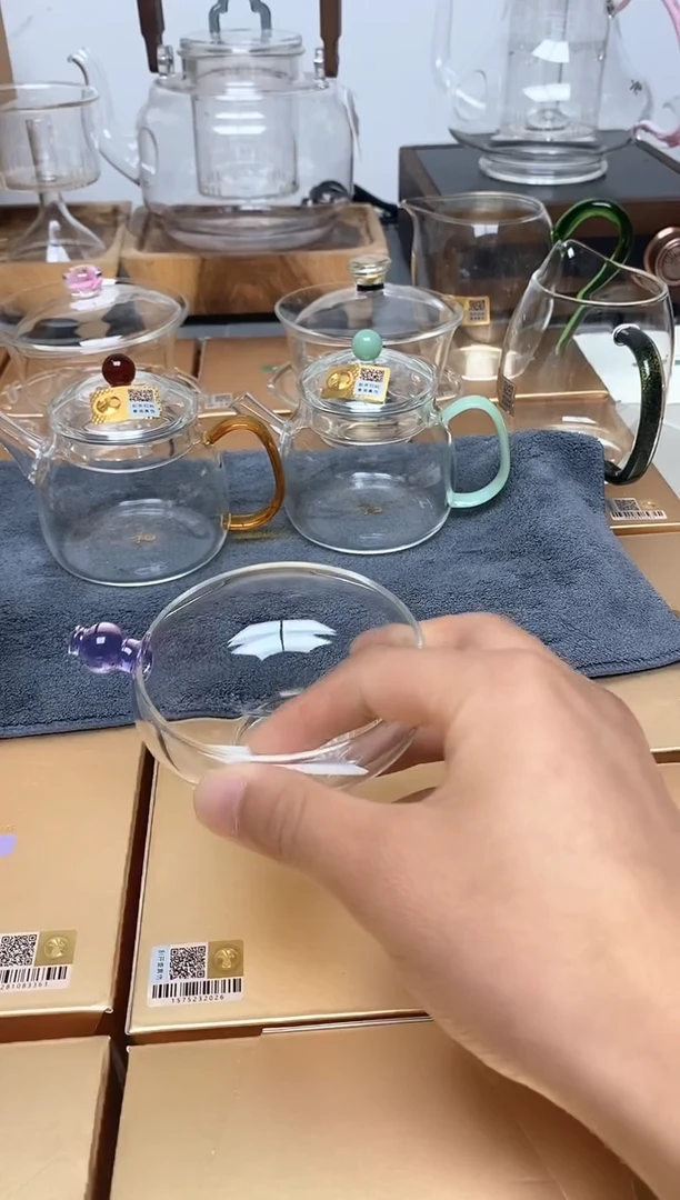 禾器奉珠滤网浅紫色