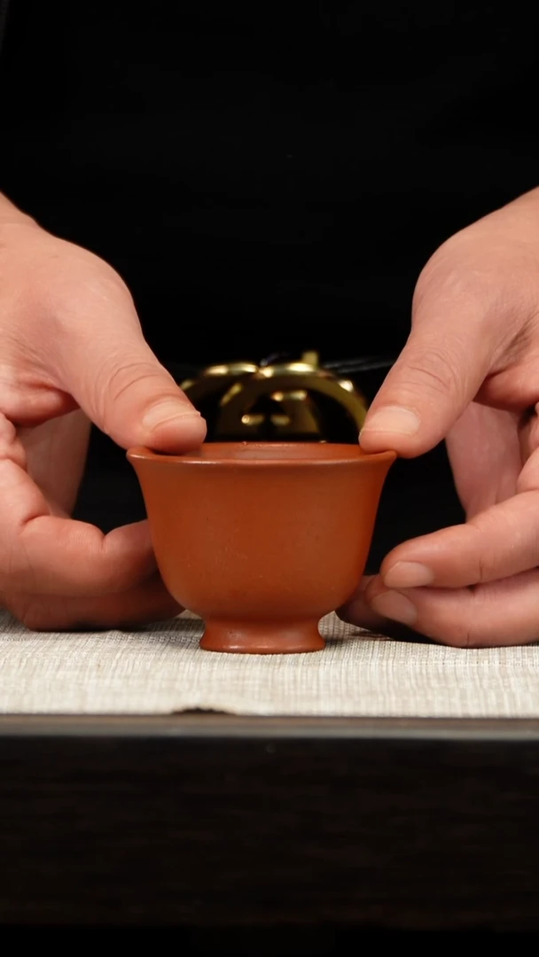茶壶紫砂朱泥高足杯