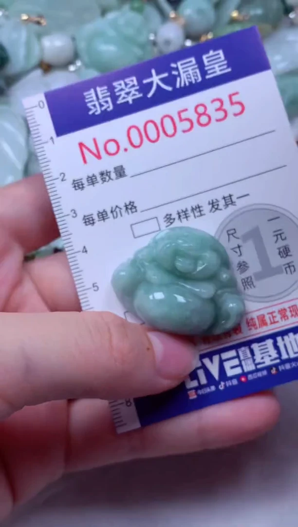 吊坠(不含链)未镶嵌翡翠5835