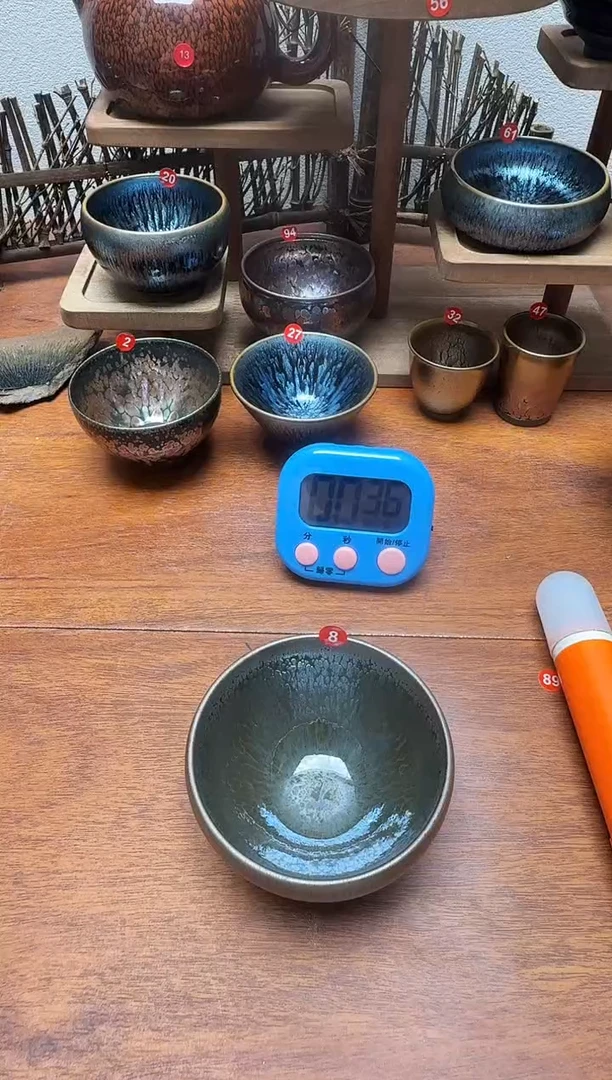 茶盏我**界8号建盏工匠茶器