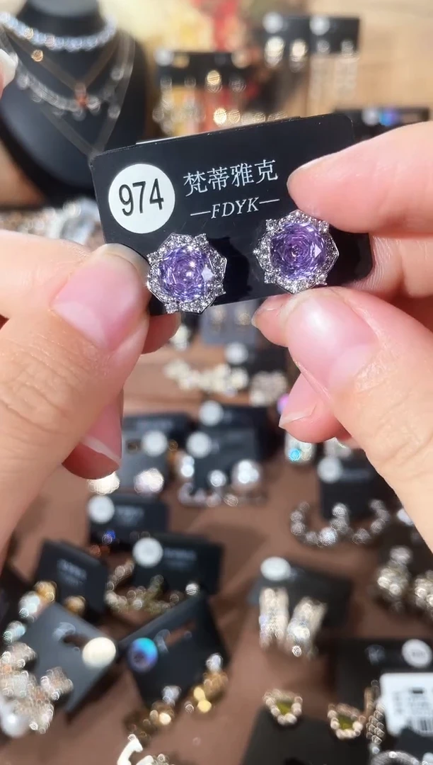 合金925银锆石梵974