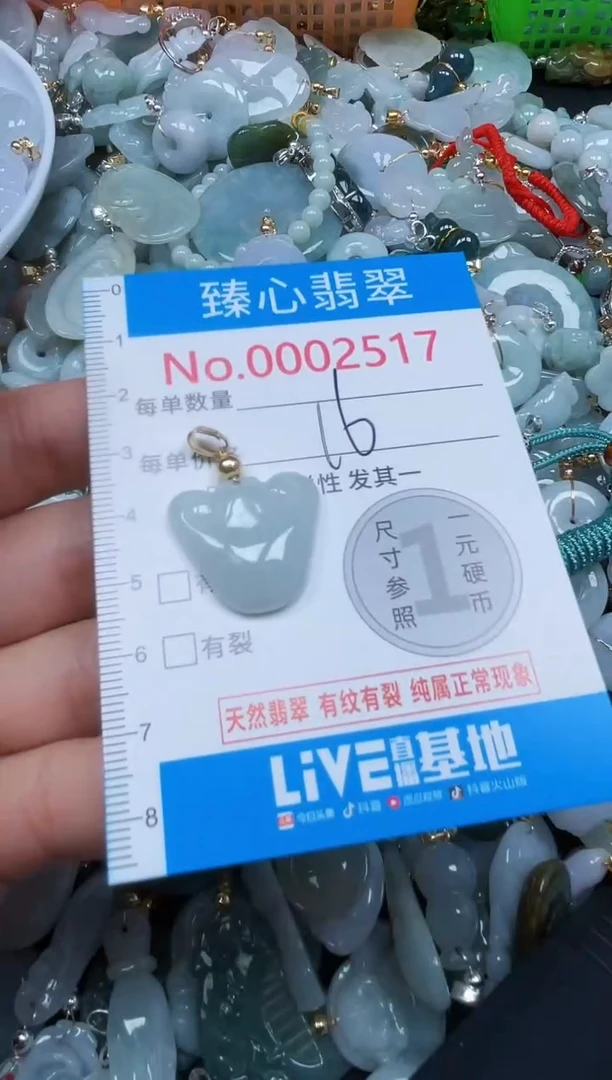 吊坠(不含链)未镶嵌翡翠2517