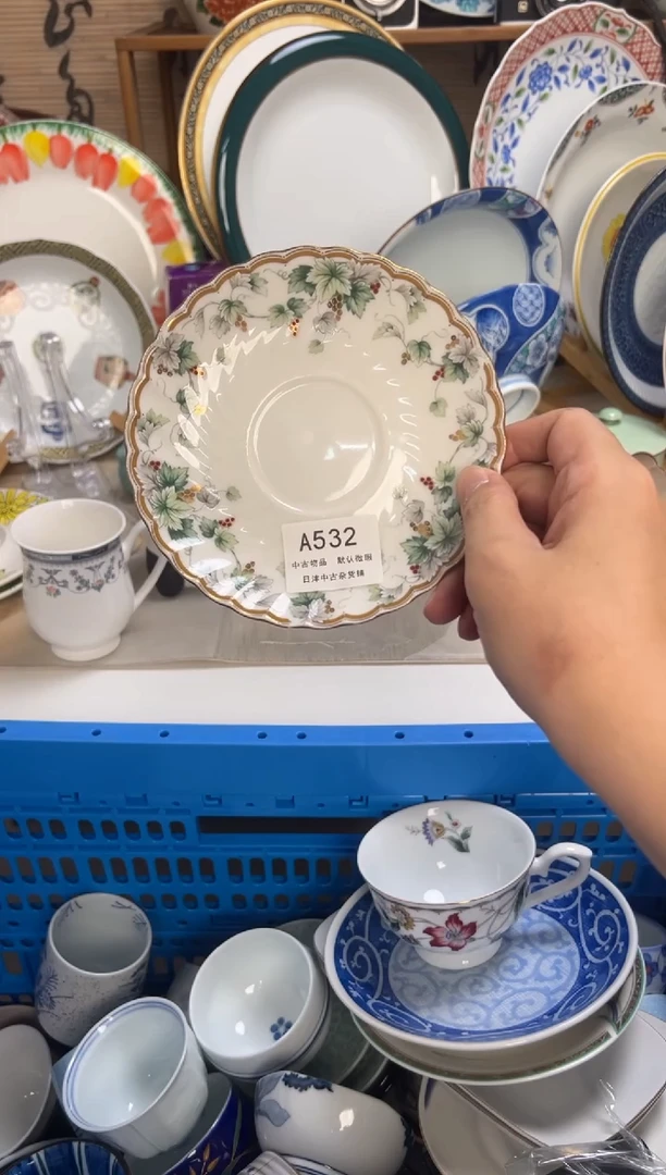 莫*陶瓷手工釉下彩杯碗碟532