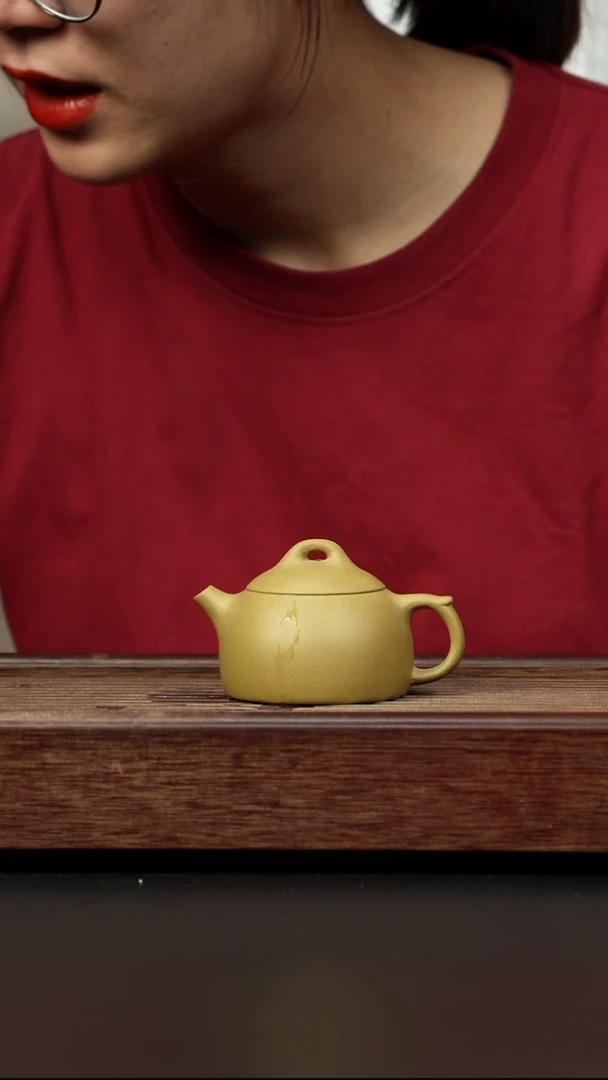 紫砂茶壶黄金段 小秦权