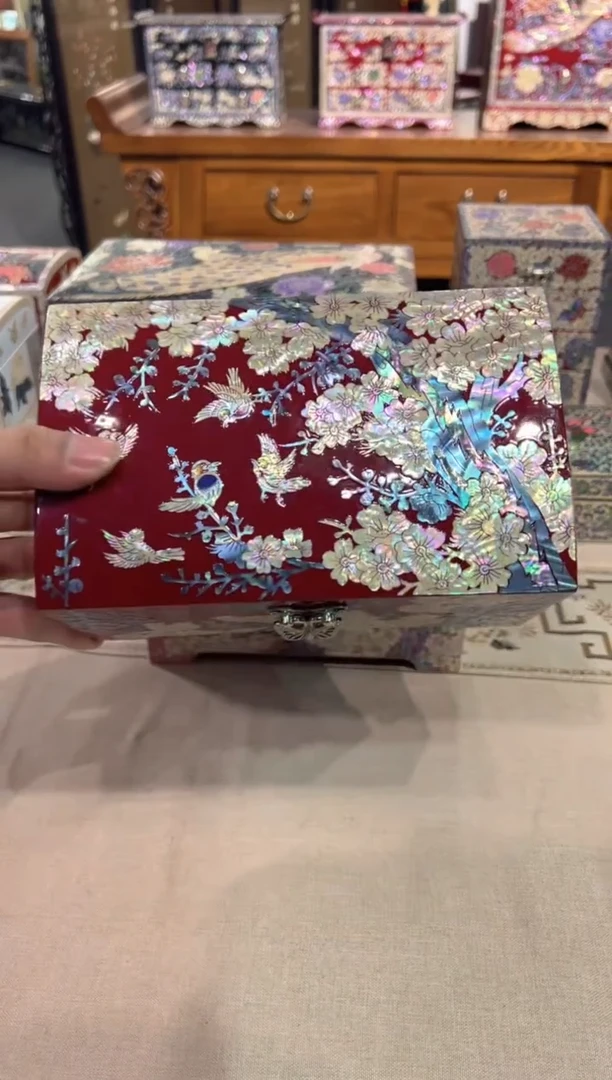 【闪购商品】按扣满贝底弘贝雅螺钿漆器文化馆