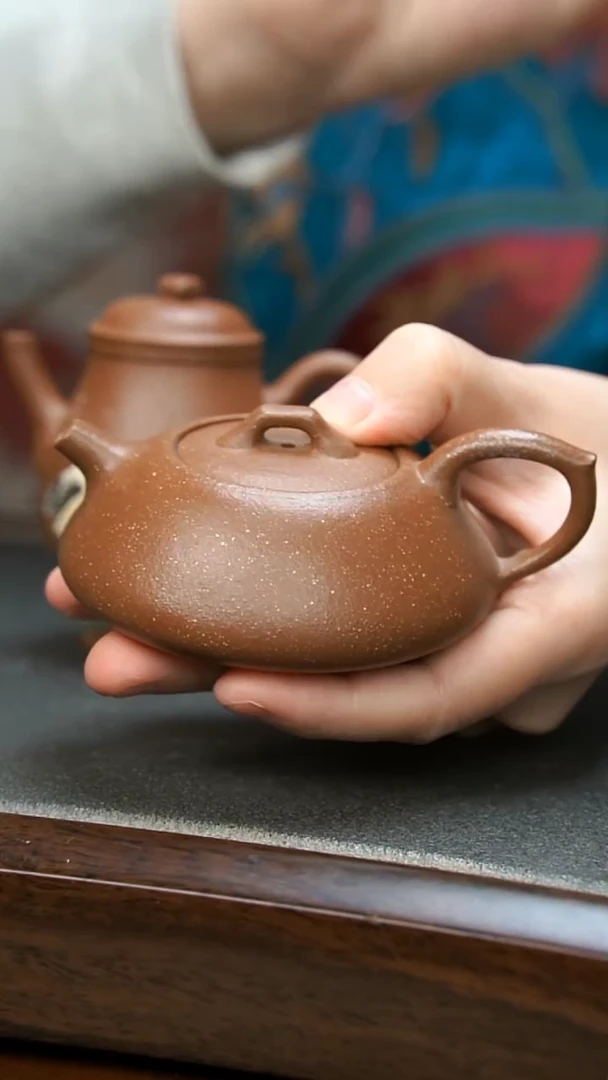 【闪购商品】紫砂茶壶光素石瓢壶微瑕110cc