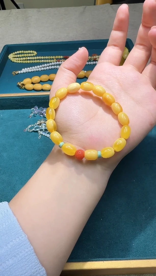 手链琥珀未镶嵌多样性发一件 328