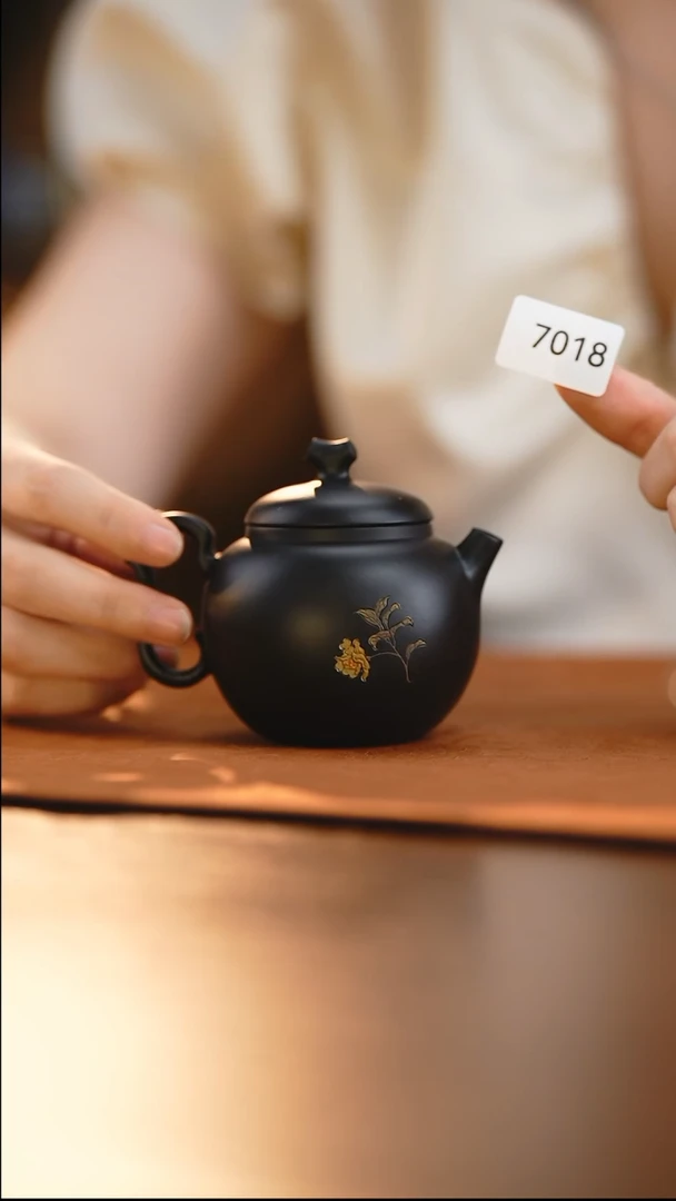 雲梦茶器紫陶茶壶7018