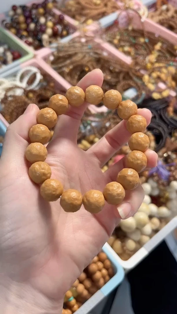 手串菩提根/象牙果猴头砂糖橘手串13mm  全品