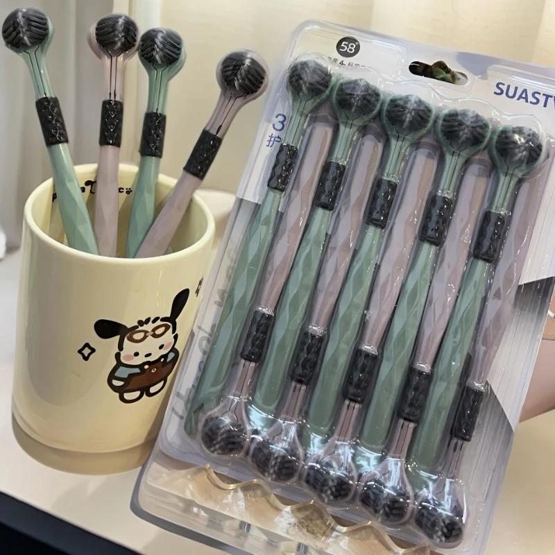 3D三面立体U型刷头轻奢高档细丝软毛三面牙刷360度包裹清洁口腔